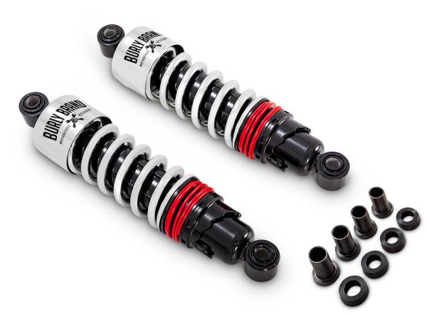 BURLY BRAND - SLAMMER PLUS SHOCKS 11.5" CHROME FLT 97-22 - Image 1