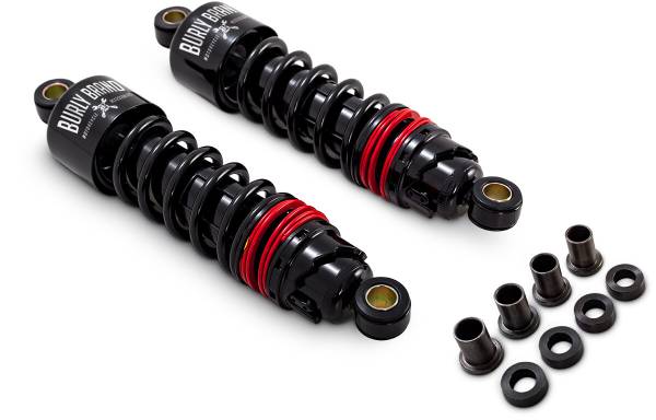 BURLY BRAND - SLAMMER PLUS SHOCKS 11.5" BLACK FLT 97-22 - Image 1