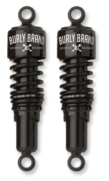 BURLY BRAND - SLAMMER SHOCKS 10.5" BLACK - Image 1