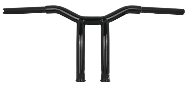 BURLY BRAND - DOMINATOR RAKED BAR 10" 1.25" GLOSS BLACK - Image 1