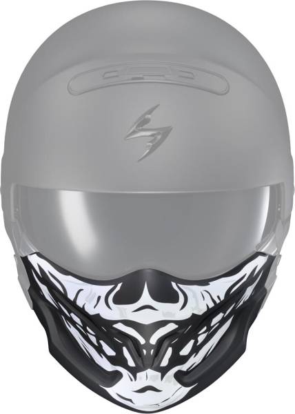 SCORPION EXO - COVERT FACE MASK SKULL BLACK/WHITE - Image 1