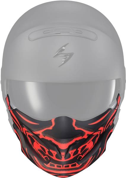 SCORPION EXO - COVERT FACE MASK SAMURAI GLOW IN THE DARK RED - Image 1