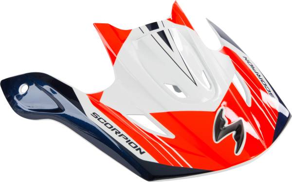 SCORPION EXO - VX-R70 PEAK VISOR ASCEND RED/BLUE - Image 1