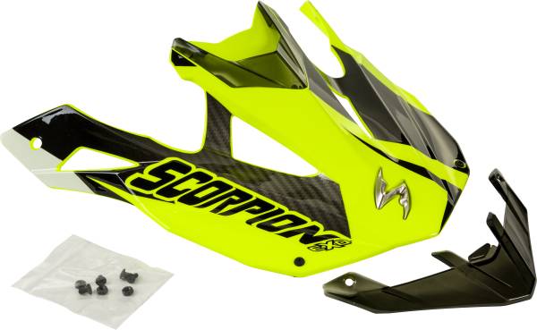 SCORPION EXO - VX-35 PEAK VISOR KRUSH YELLOW - Image 1