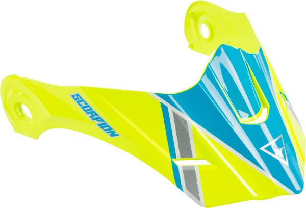 SCORPION EXO - EXO-AT950 PEAK VISOR TETON BLUE/HI-VIS - Image 1