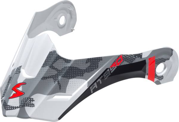 SCORPION EXO - EXO-AT950 PEAK VISOR OUTRIGGER WHITE/GREY - Image 1