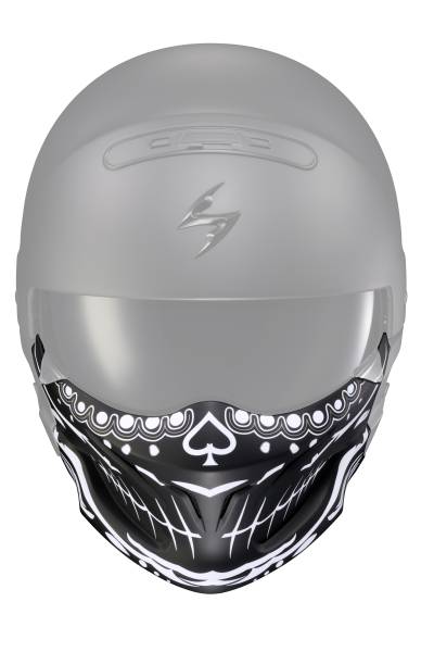 SCORPION EXO - COVERT FACE MASK EL MALO MATTE BLACK - Image 1