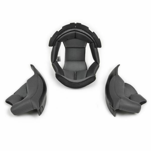 SCORPION EXO - EXO-R320 KWIKWICK 2 GREY SNAPS LINER/CHEEK PAD KIT XS - Image 1