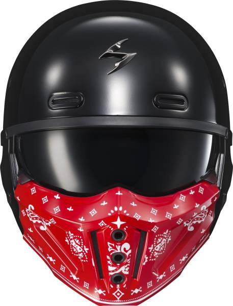 SCORPION EXO - COVERT X MASK BANDANA GLOSS RED - Image 1