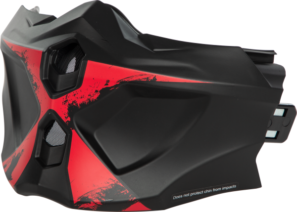 SCORPION EXO - COVERT X FACE MASK RAY MATTE RED - Image 1