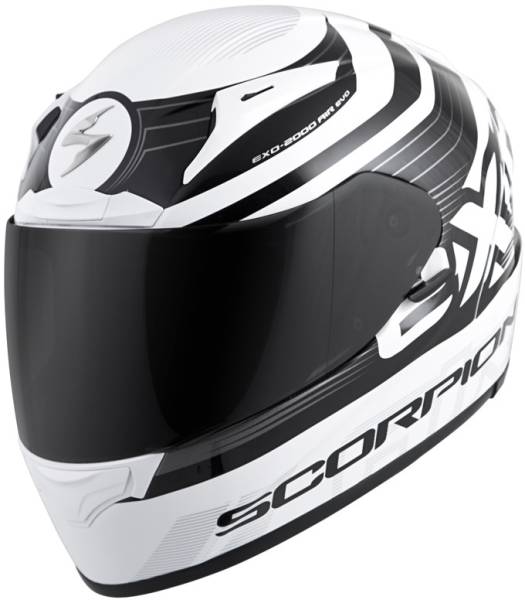 SCORPION EXO - EXO-R2000 FULL-FACE HELMET FORTIS WHITE/BLACK XS - Image 1