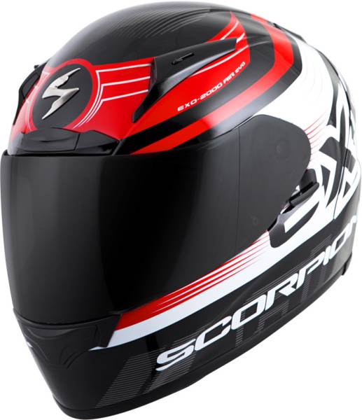 SCORPION EXO - EXO-R2000 FULL-FACE HELMET FORTIS BLACK/RED LG - Image 1