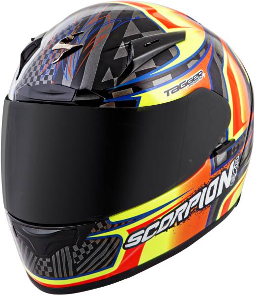 SCORPION EXO - EXO-R2000 FULL-FACE HELMET ENSENADA BLACK/ORANGE XS - Image 1