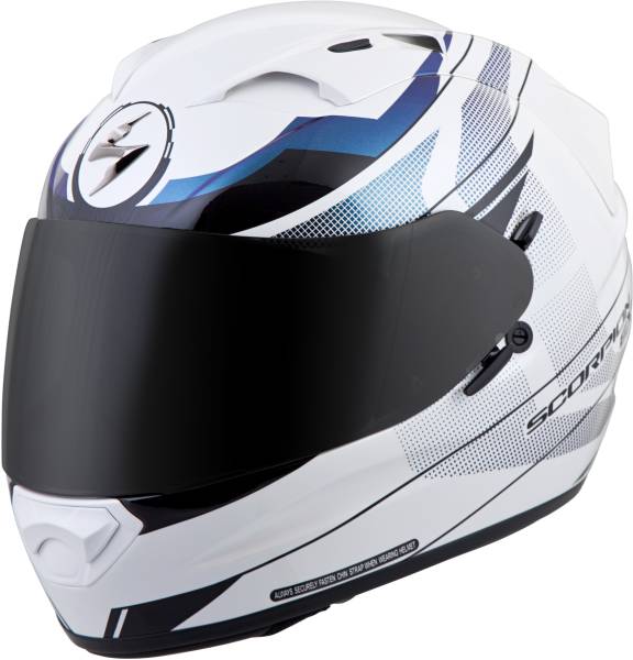 SCORPION EXO - EXO-T1200 FULL FACE HELMET MAINSTAY WHITE/BLUE XS - Image 1