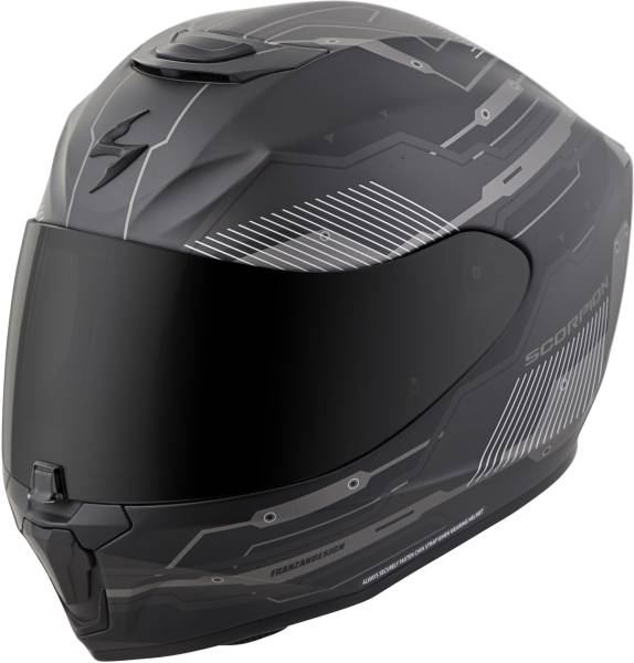 SCORPION EXO - EXO-R420 FULL-FACE HELMET TECHNO PHANTOM XS - Image 1