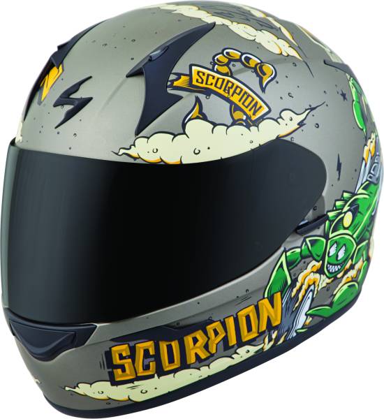 SCORPION EXO - EXO-R320 FULL-FACE HELMET MOTO FINK TITANIUM XS - Image 1