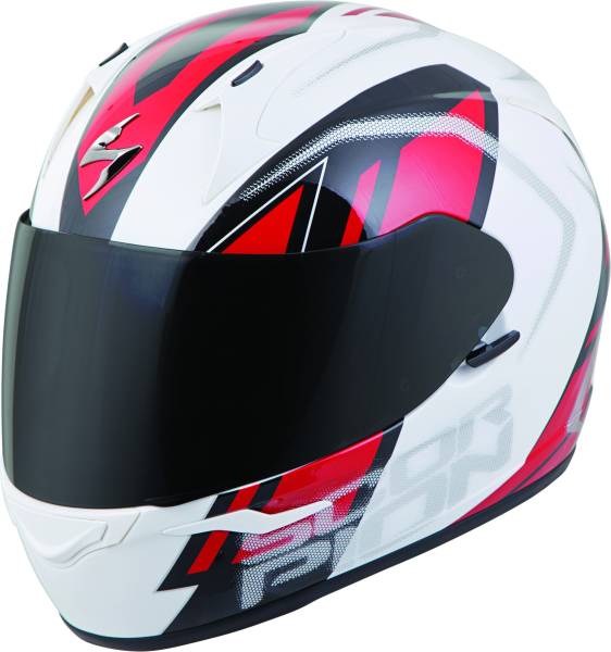 SCORPION EXO - EXO-R320 FULL-FACE HELMET ENDEAVOR WHITE/RED 2X - Image 1