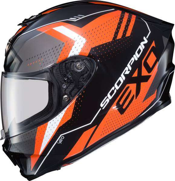 SCORPION EXO - EXO-R420 FULL-FACE HELMET SEISMIC ORANGE 2X - Image 1