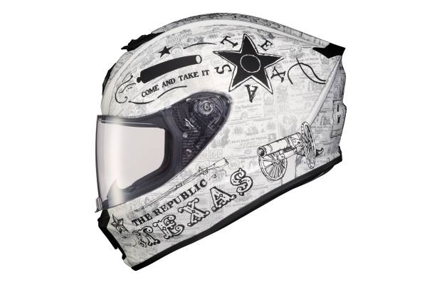 SCORPION EXO - EXO-R420 FULL-FACE HELMET LONE STAR WHITE 2X - Image 1