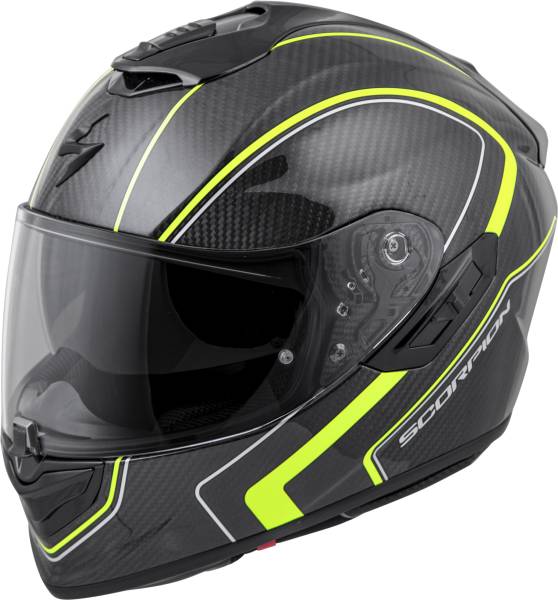 SCORPION EXO - EXO-ST1400 CARBON FULL-FACE HELMET ANTRIM HI-VIS 2X - Image 1