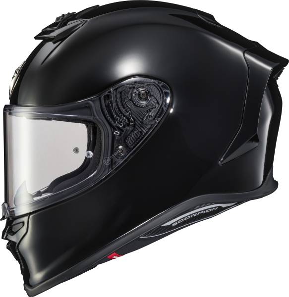 SCORPION EXO - EXO-R1 AIR FULL FACE HELMET GLOSS BLACK 2X - Image 1