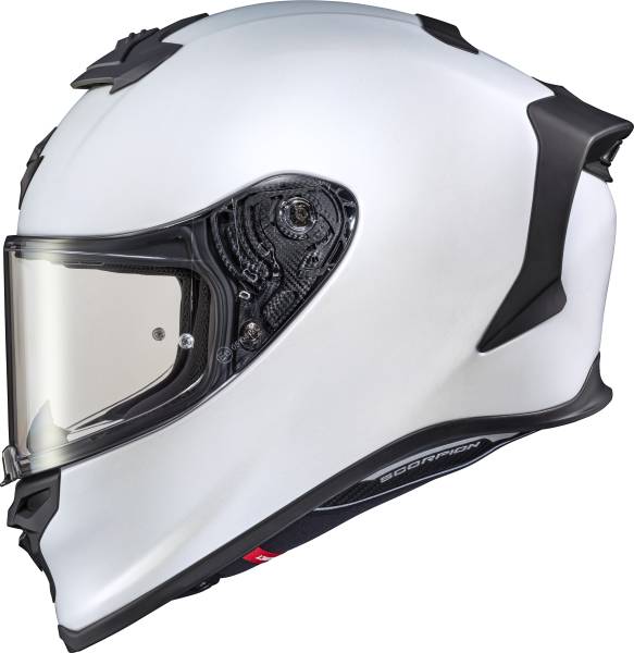 SCORPION EXO - EXO-R1 AIR FULL FACE HELMET MATTE PEARL WHITE 2X - Image 1