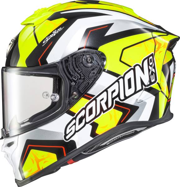 SCORPION EXO - EXO-R1 AIR FULL FACE HELMET BAUTISTA YELLOW 2X - Image 1