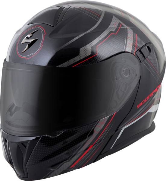 SCORPION EXO - EXO-GT920 MODULAR HELMET SATELLITE RED 2X - Image 1