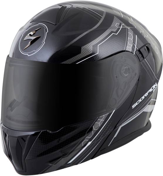 SCORPION EXO - EXO-GT920 MODULAR HELMET SATELLITE SILVER 2X - Image 1