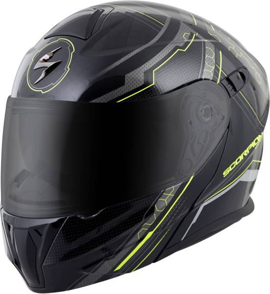 SCORPION EXO - EXO-GT920 MODULAR HELMET SATELLITE NEON XS - Image 1