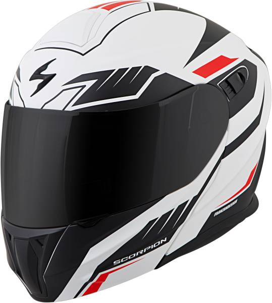 SCORPION EXO - EXO-GT920 MODULAR HELMET SHUTTLE WHITE/BLACK XS - Image 1