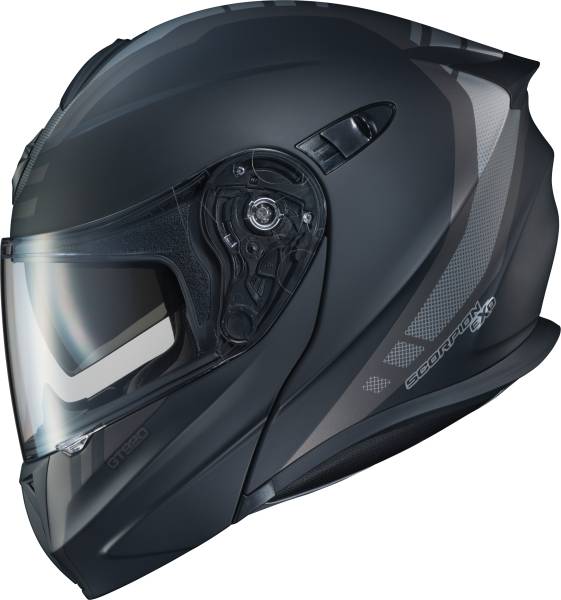 SCORPION EXO - EXO-GT920 MODULAR HELMET UNIT MATTE BLACK/DARK GREY 2X - Image 1