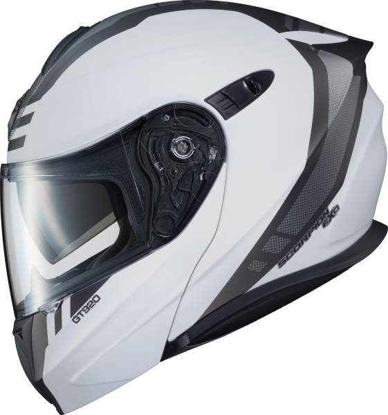 SCORPION EXO - EXO-GT920 MODULAR HELMET UNIT MATTE WHITE/DARK GREY 2X - Image 1