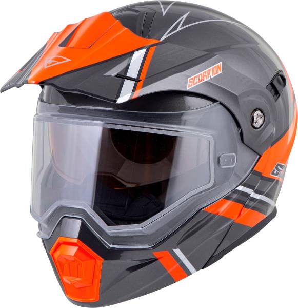 SCORPION EXO - EXO-AT950 COLD WEATHER HELMET TETON ORANGE XS (DUAL PANE) - Image 1