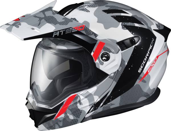 SCORPION EXO - EXO-AT950 MODULAR HELMET OUTRIGGER WHITE/GREY 2X - Image 1