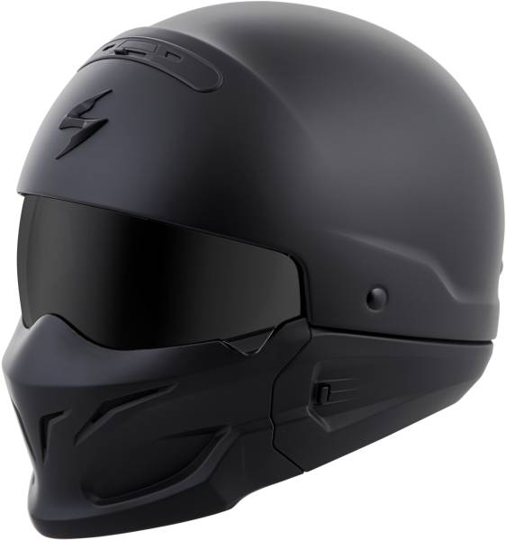 SCORPION EXO - COVERT OPEN-FACE HELMET MATTE BLACK 2X - Image 1