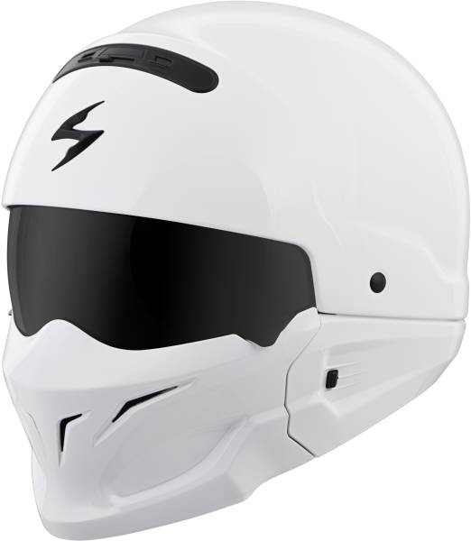 SCORPION EXO - COVERT OPEN-FACE HELMET GLOSS WHITE 2X - Image 1