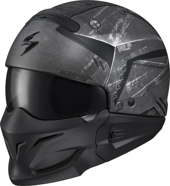 SCORPION EXO - COVERT OPEN-FACE HELMET INCURSION BLACK XS - Image 1