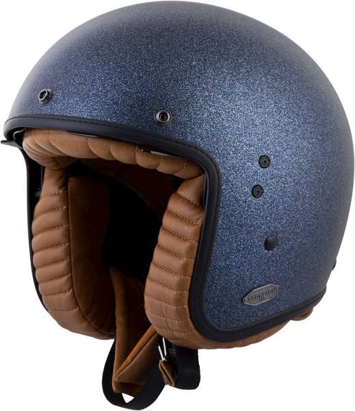 SCORPION EXO - BELLFAST OPEN-FACE HELMET METALLIC BLUE 2X - Image 1