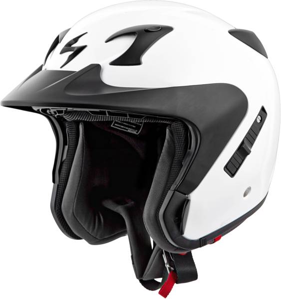 SCORPION EXO - EXO-CT220 OPEN-FACE HELMET GLOSS WHITE XS - Image 1