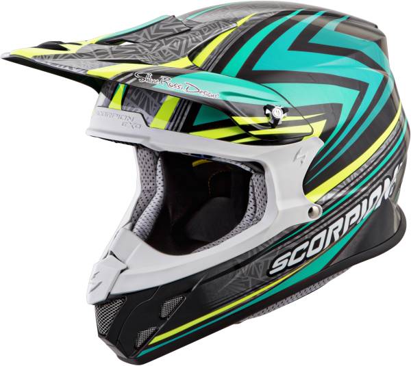 SCORPION EXO - VX-R70 OFF-ROAD HELMET BARSTOW TEAL 2X - Image 1