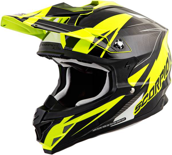 SCORPION EXO - VX-35 OFF-ROAD HELMET KRUSH NEON YELLOW 2X - Image 1