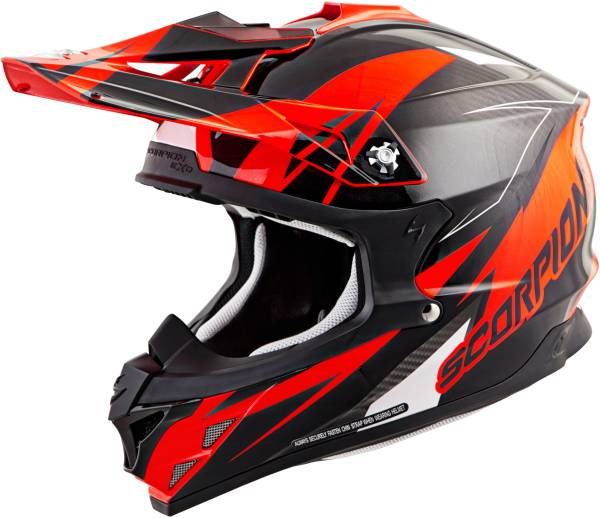 SCORPION EXO - VX-35 OFF-ROAD HELMET KRUSH NEON ORANGE XS - Image 1