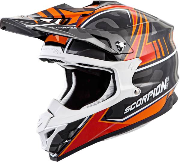 SCORPION EXO - VX-35 OFF-ROAD HELMET MIRAMAR ORANGE 2X - Image 1