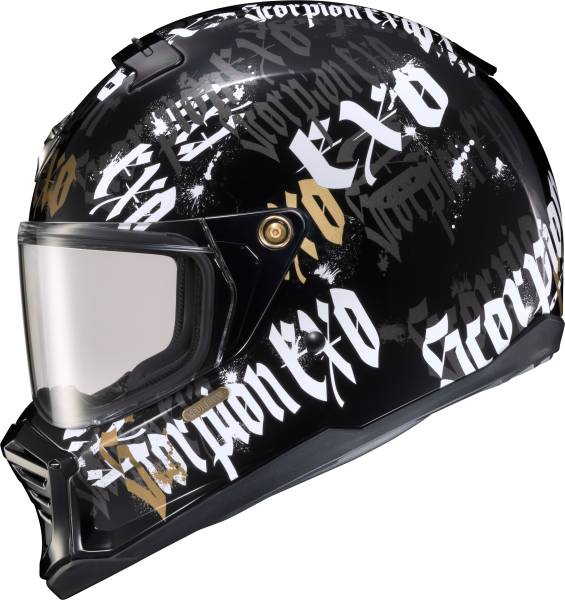 SCORPION EXO - EXO-HX1 FULL-FACE HELMET BLACKLETTER 2X - Image 1