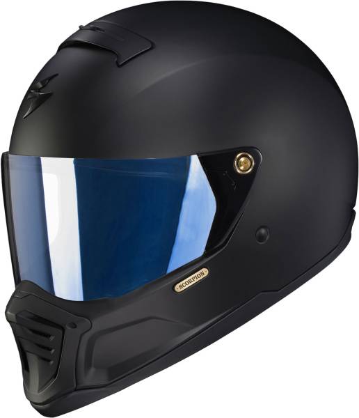 SCORPION EXO - EXO-HX1 FACESHIELD BLUE MIRRORED - Image 1