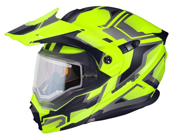 SCORPION EXO - EXO-AT950 COLD WEATHER HELMET ELLWOOD HI-VIS 2X (ELECTRIC) - Image 1