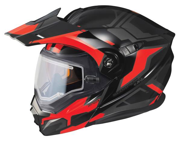 SCORPION EXO - EXO-AT950 COLD WEATHER HELMET ELLWOOD RED 2X (ELECTRIC) - Image 1