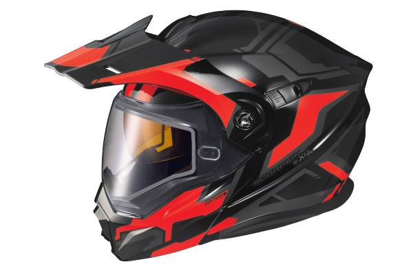 SCORPION EXO - EXO-AT950 COLD WEATHER HELMET ELLWOOD RED 2X (DUAL PANE) - Image 1