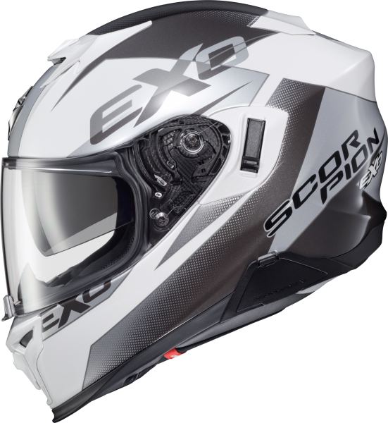 SCORPION EXO - EXO-T520 HELMET FACTOR WHITE 2X - Image 1